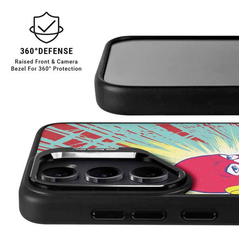 DC Comics The Flash Classic Art Smile Blast Galaxy S25 Ultra Kickstand Case